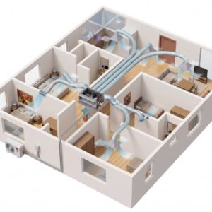 מזגן מיני מרכזי Tadiran Wind Inverter Silent Sense 70/3 ‏5.5 ‏כ"ס תדיראן